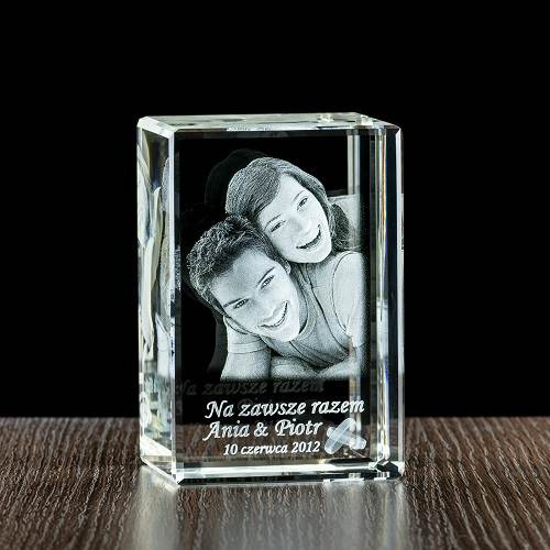 Zdjęcie 3D dla 2 popiersi 2 osób, statuetka średnia - Prezent na każdą okazję