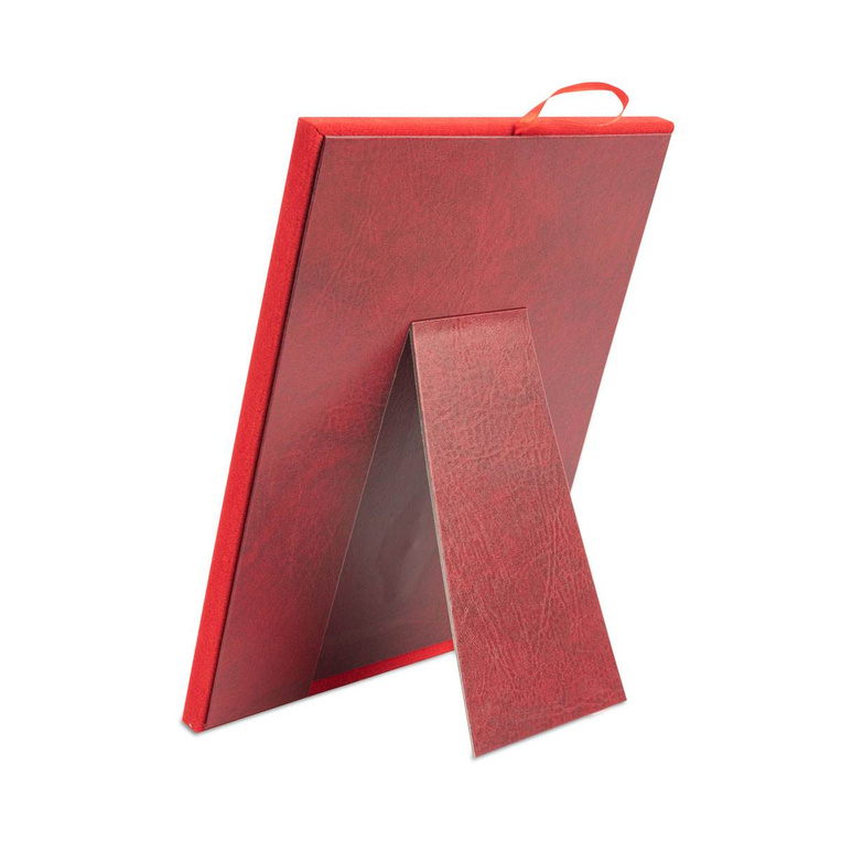 Etui SAMETI do podkładu 8x10 Bordowe Pion