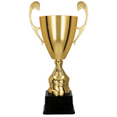 Puchar metalowy złoty T-S