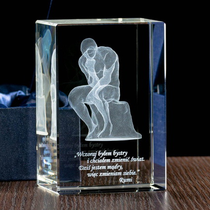 Postać Myśliciela 3D jako upominek dla nauczyciela języka polskiego