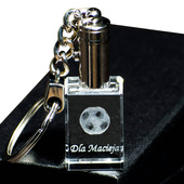 Personalizowany brelok wykonany z kryształu