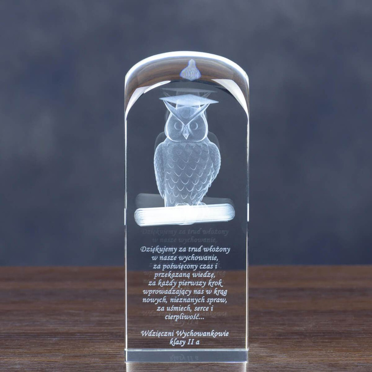 Sowa 3D - prezent dla nauczyciela, wychowawcy