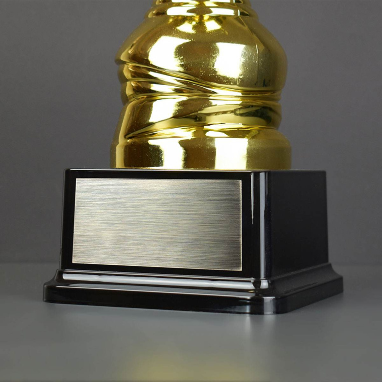 Puchar metalowy złoty T-S