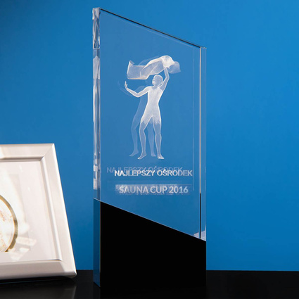 Statuetka 3D grawerowana na zamówienie - konkurs taneczny,