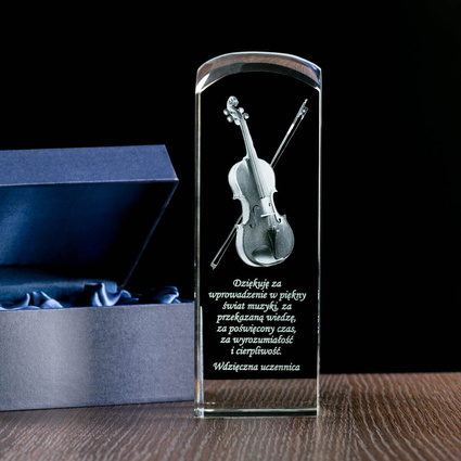 Statuteka konkursowa - Skrzypce 2D z indywidualną dedykacją