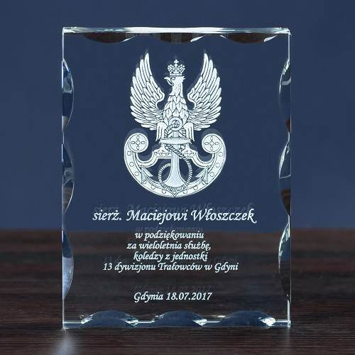 Podziękowanie za służbę DLA MARYNARZA odchodzącego na emeryturę