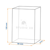 Nerka 3D wygrawerowana w szklanej statuetce - PREZENT DLA LEKARZA