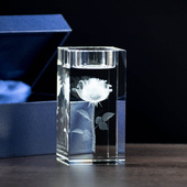 Personalizowany świecznik z róż 3D na urodziny, imieniny.