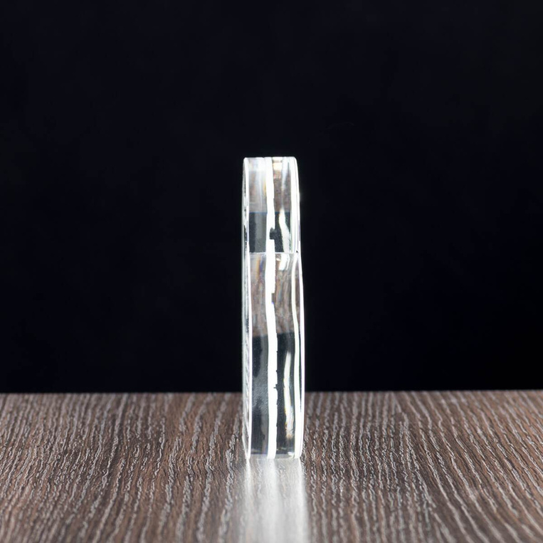 Personalizowane kryształowe serce - Pamiątka I Komunii Świętej