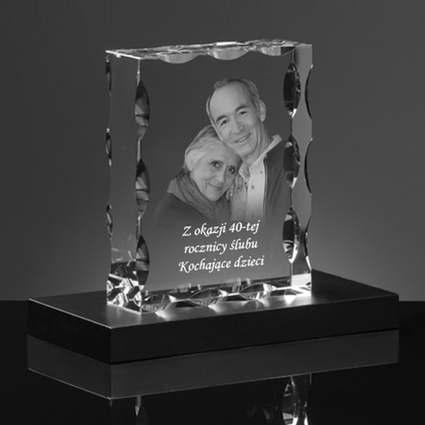 Oryginalny pomysł na PREZENT NA ROCZNICĘ - zdjęcie w szkle