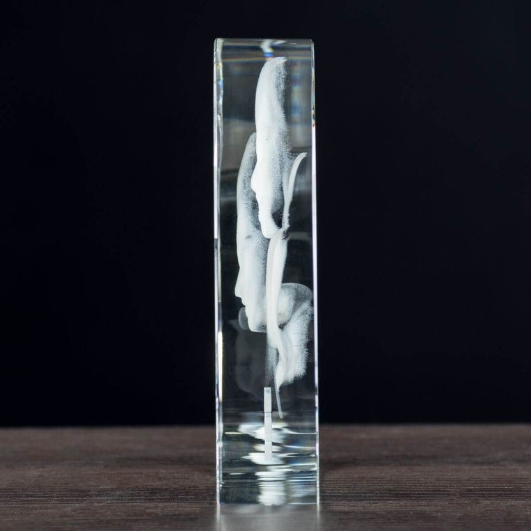 Prezent ze zdjęciem 3D w dużym sercu na Ślub zamiast kwiatów Pamiątka