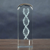 Kwas DNA na prezent DLA NAUCZYCIELA - statuetka 3D