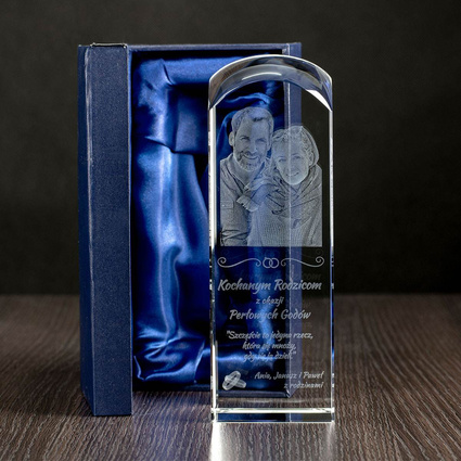 Prezent dla Rodziców z okazji rocznicy ślubu - zdjęcie 3D (trójwymiar)