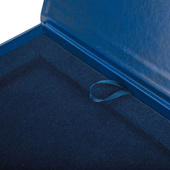 Etui SAMETI do podkładu 8x10 Granatowe Pion